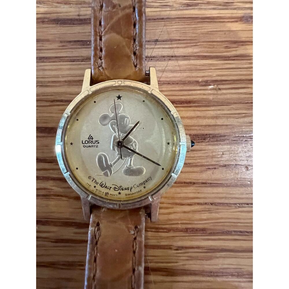 Vintage Lorus‎ Walt Disney Mickey Mouse Unisex Quartz Watch